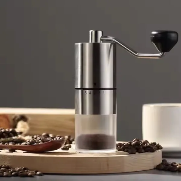 2024 New Household Stainless Steel Portable Manual Coffee Grinder – Durable & Compact Coffee Bean Grinder