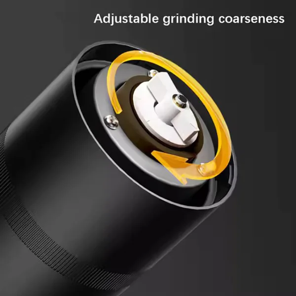 Professional Cordless Portable Espresso Coffee Grinder - USB Electric Burr Bean Grinder for Fresh Ground Coffee