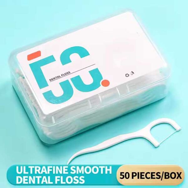 150pcs Dental Floss Toothpicks – Disposable Plastic Teeth Cleaners with Separate Box – Oral Care Essentials