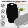 1pc Soft Silicone Exfoliating Brush – Manual Body Cleansing Scrubber for Gentle Massage, Shower Bath Brush for Men