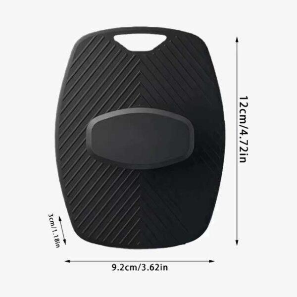 1pc Soft Silicone Exfoliating Brush – Manual Body Cleansing Scrubber for Gentle Massage, Shower Bath Brush for Men
