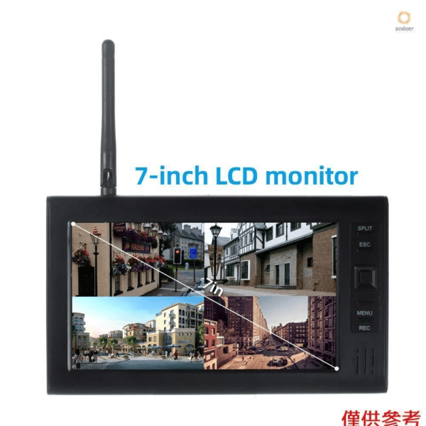 Lorex SD7+ Wireless Video Monitoring System - 7 LCD Monitor, 2-Way Audio, Motion Detection