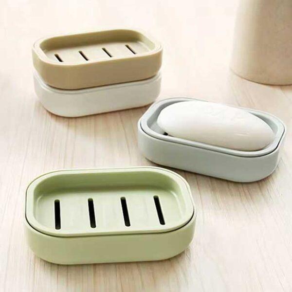 New Plastic Soap Box Dispenser – Bathroom Dish Plate Case, Home Shower, Travel & Hiking Soap Holder Rack