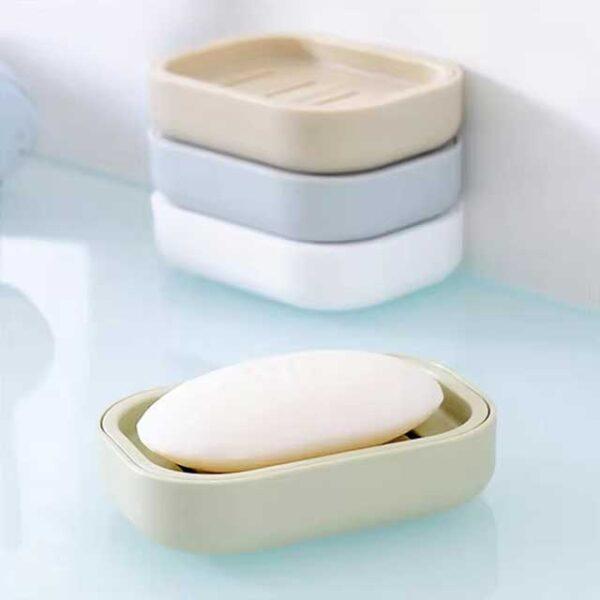 New Plastic Soap Box Dispenser – Bathroom Dish Plate Case, Home Shower, Travel & Hiking Soap Holder Rack