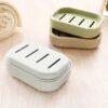 New Plastic Soap Box Dispenser – Bathroom Dish Plate Case, Home Shower, Travel & Hiking Soap Holder Rack