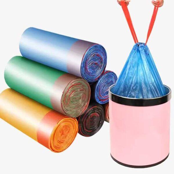 Drawstring Garbage Bag – Thickened Disposal Bag for Smart Trash Can, Kitchen & Toilet Garbage Storage Bag