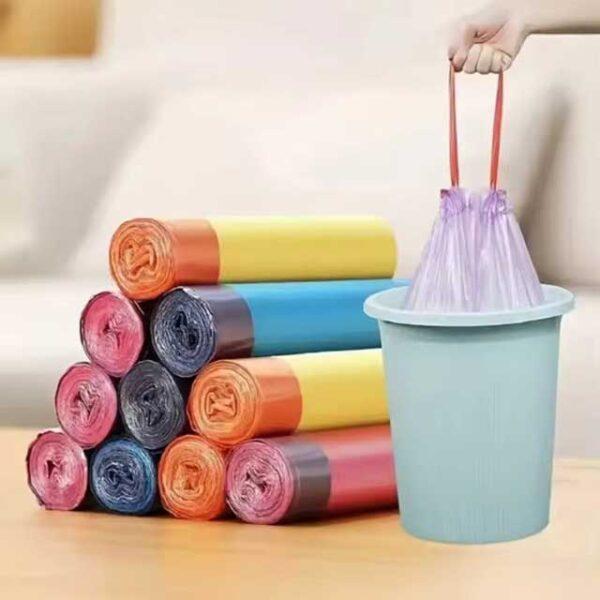 Drawstring Garbage Bag – Thickened Disposal Bag for Smart Trash Can, Kitchen & Toilet Garbage Storage Bag