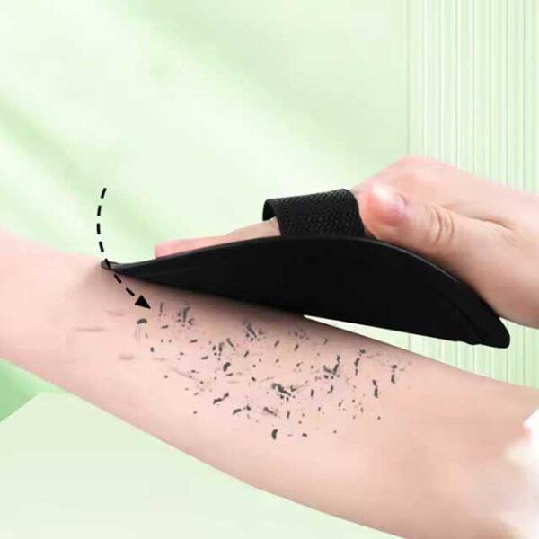 Exfoliating Bath Scrubber – Body Scrubber Shower Brush for Dead Skin Removal & Smooth Skin, Bathing Tool