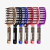 Hair Brush Detangling Comb – Bristle & Nylon Wet Brush for Curly Hair, Women’s Massage Comb, Salon Styling Tool
