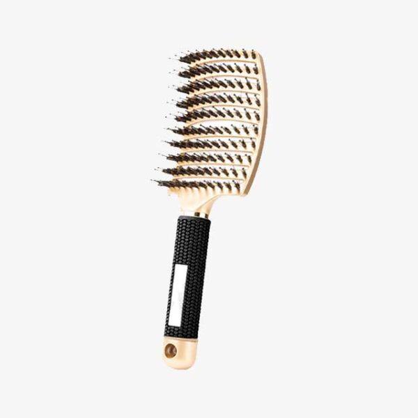 Hair Brush Detangling Comb – Bristle & Nylon Wet Brush for Curly Hair, Women’s Massage Comb, Salon Styling Tool