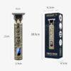 LCD Display T9 Electric Hair Clipper – 0mm Shaver & Hair Trimmer for Men, Travel Barber Razor Shaving Machine, Home Appliances