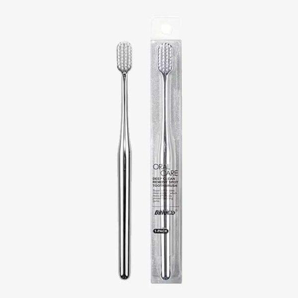 Luxury Soft Toothbrush for Men & Women – Gold & Silver Dental Brushes, Elegant Gentle Adult Toothbrushes, Perfect for Drop Shipping