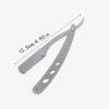 Men's Professional Barber Razor – Straight Edge Stainless Steel Folding Shaver with Blade for Manual Shaving