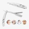 Men's Professional Barber Razor – Straight Edge Stainless Steel Folding Shaver with Blade for Manual Shaving