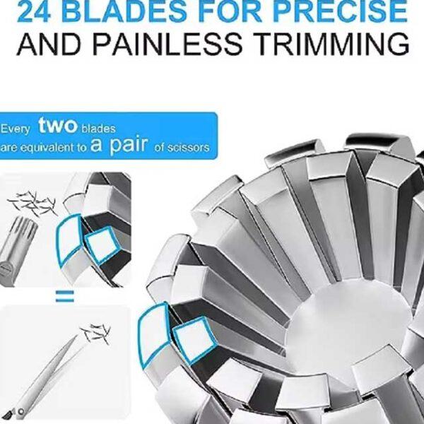 Nose Hair Removal Trimmer for Men – Manual Stainless Steel, Portable, Washable Nose Hair Trimmer for Precision Grooming