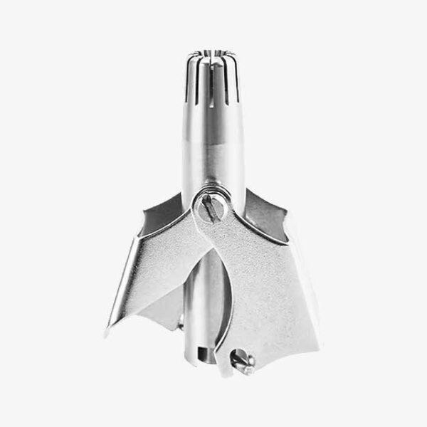 Nose Hair Removal Trimmer for Men – Manual Stainless Steel, Portable, Washable Nose Hair Trimmer for Precision Grooming