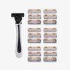 Shaver Brand New Design Men’s Razor – Three-Layer Reusable Razor with Imported Blades & Multi-Tool Head Change System