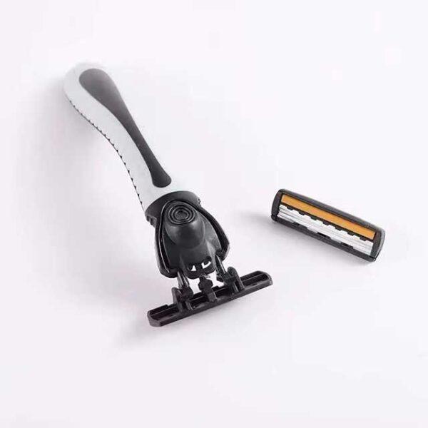 Shaver Brand New Design Men’s Razor – Three-Layer Reusable Razor with Imported Blades & Multi-Tool Head Change System