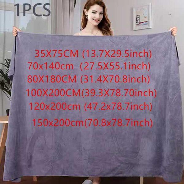 Thick Beauty Salon Bath Towel & Face Towel - Quick-Dry Microfiber Massage Towel, Absorbent Soft Large Towel for Steaming