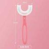 360° U-Shaped Children’s Toothbrush – Soft Silicone Teether Brush for Kids’ Oral Care & Teeth Cleaning