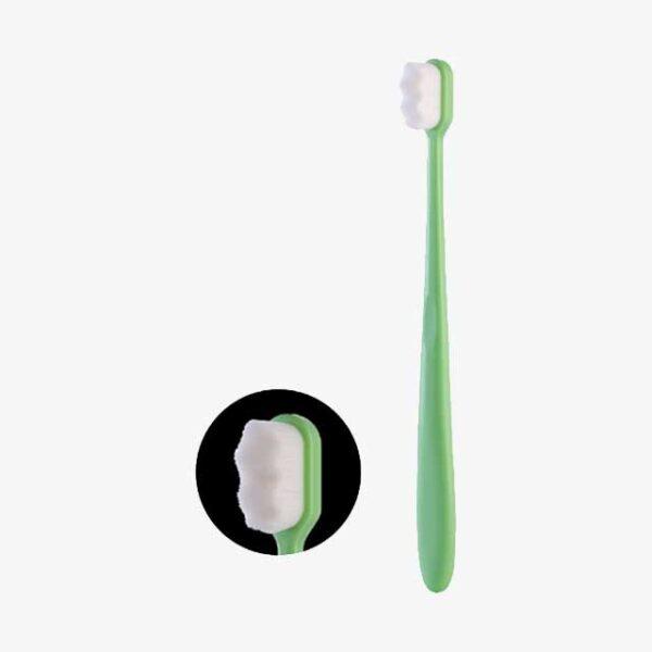 Ultra-Fine Soft Toothbrush with Million Nano Bristles – Deep Cleaning Adult Tooth Brush for Teeth, Portable Travel Dental Oral Care Brush