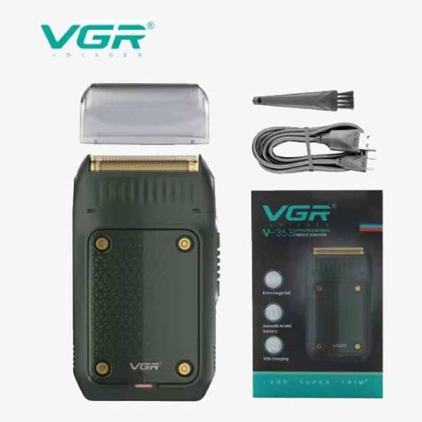 VGR Shaver Professional Razor – Electric Shaving Machine, Portable Beard Trimmer, Rechargeable Mini Shaver for Men V-353