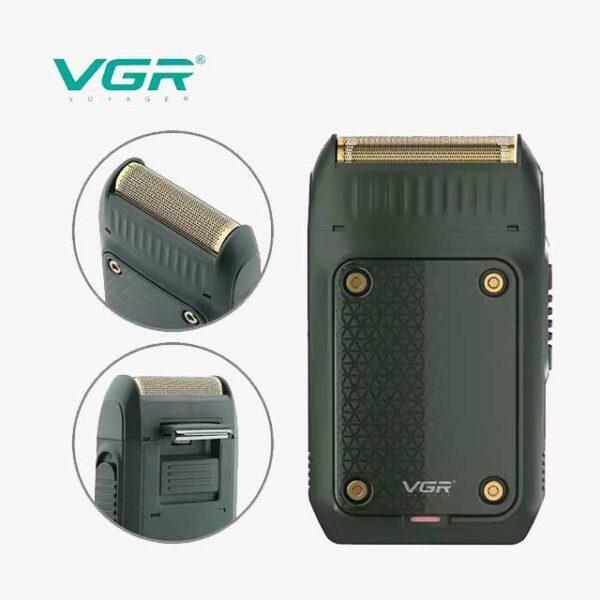 VGR Shaver Professional Razor – Electric Shaving Machine, Portable Beard Trimmer, Rechargeable Mini Shaver for Men V-353