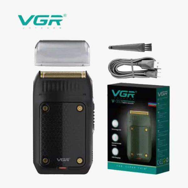 VGR Shaver Professional Razor – Electric Shaving Machine, Portable Beard Trimmer, Rechargeable Mini Shaver for Men V-353