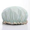 1PC Waterproof Double Layer Shower Cap – Elastic Hair Cover for Women, Kitchen & Bathroom Shampoo Cap, Bathing Hat