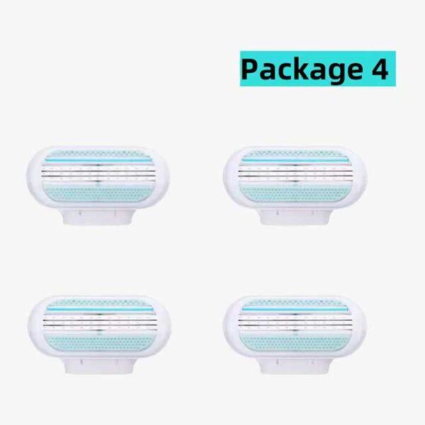 YS00063 Ladies Manual Shaver – Multifunctional Shaver for Armpits, Private Parts & Legs with 3-Layer Blades
