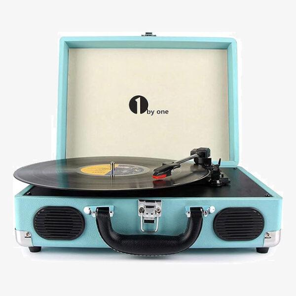 1 BY ONE Bluetooth Record Player