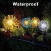 120 LED Solar Firework Lights – Outdoor Garden Decor for Wedding, Birthday, Party & Home Night Display