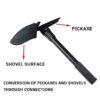 1PC Multifunctional Folding Military Shovel – Portable Engineer Shovel for Camping, Fishing & Outdoor Use