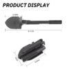 1PC Multifunctional Folding Military Shovel – Portable Engineer Shovel for Camping, Fishing & Outdoor Use