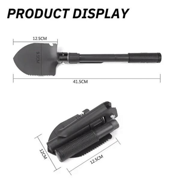 1PC Multifunctional Folding Military Shovel – Portable Engineer Shovel for Camping, Fishing & Outdoor Use