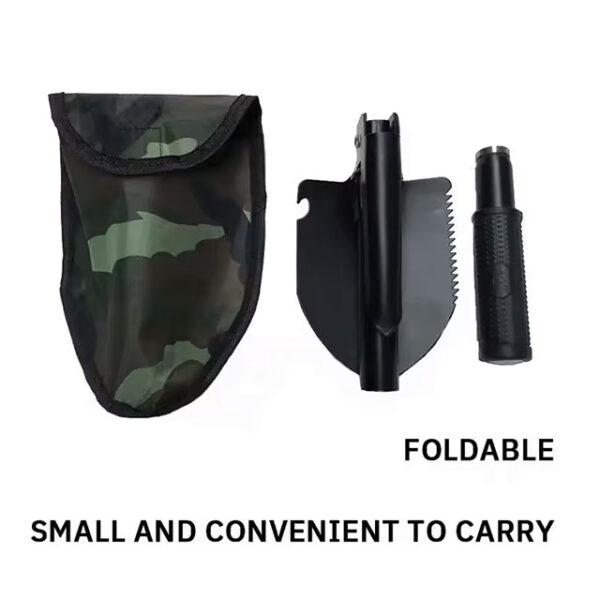 1PC Multifunctional Folding Military Shovel – Portable Engineer Shovel for Camping, Fishing & Outdoor Use