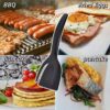 2-in-1 Silicone Grip Spatula Tongs – Flip & Clamp Tool for Eggs, Steak, Pancakes & More