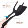 2-in-1 Silicone Grip Spatula Tongs – Flip & Clamp Tool for Eggs, Steak, Pancakes & More