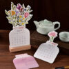 2025 Wooden Frame Desk Calendar