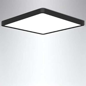 24W Black Flush Mount Ceiling Light