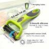 3-in-1 Stainless Steel Peeler – Rotary Potato, Vegetable & Fruit Slicer, Shredder & Cutter