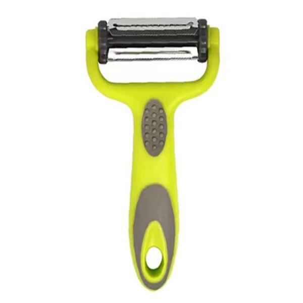 3-in-1 Stainless Steel Peeler – Rotary Potato, Vegetable & Fruit Slicer, Shredder & Cutter