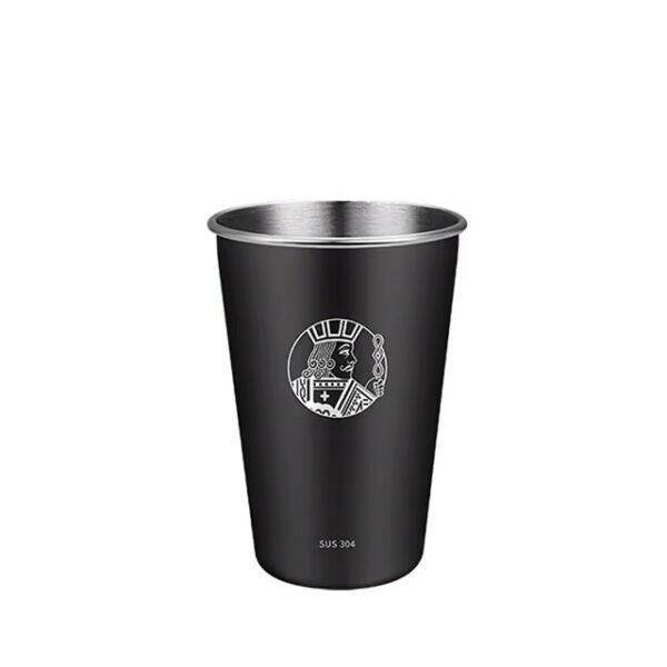 304 Stainless Steel Beer Mug – Single Layer Cold Drink & Coffee Cup – Portable & Durable for Home, Bar, Restaurant & Party Use