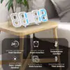 3D LED Digital Alarm Clock – Modern Wall Clock with Time, Date & Temperature Display for Home, Kitchen & Office Decor