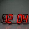 3D LED Digital Alarm Clock – Modern Wall Clock with Time, Date & Temperature Display for Home, Kitchen & Office Decor - Image 3