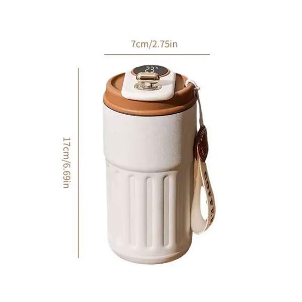 450ml Smart Thermos Bottle – 316 Stainless Steel Vacuum Cup with Temperature Display for Coffee & Travel