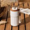 450ml Smart Thermos Bottle – 316 Stainless Steel Vacuum Cup with Temperature Display for Coffee & Travel
