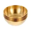 4Pcs Stainless Steel Golden/Silver Sauce Dishes – Appetizer & Seasoning Serving Tray Set for Kitchen & Tableware