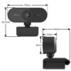 1080P Full HD Computer Network Camera- Microphone USB Plug PC Mac Laptop Desktop Live Video Call Work Mini Camera