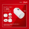 Danfoss Ally Starter Pack Includes Gateway and Radiator Thermostat - White